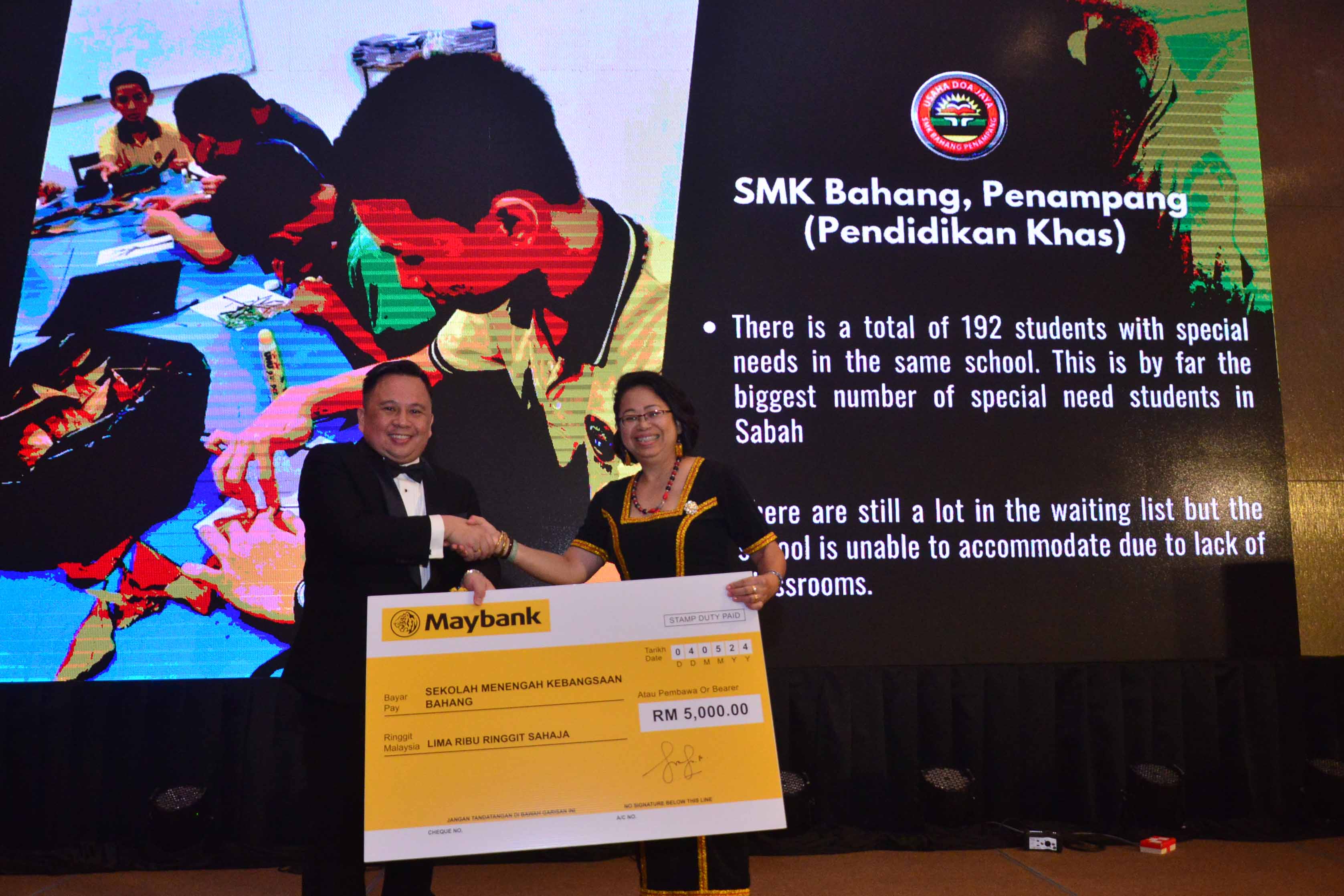 GFL Donations SMK Bahang Penampang Pendidikan Khas